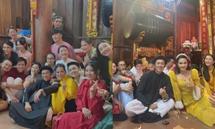 Nhà thờ Tổ trăm tỉ của Hoài Linh linh đình tiếp nghệ sĩ sau 2 năm đóng cửa