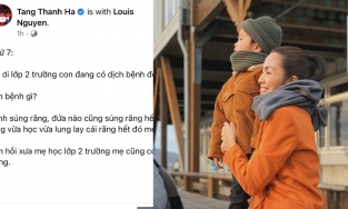 Tăng Thanh Hà nói gì với con trai khiến dân tình được phen cười nghiêng ngả