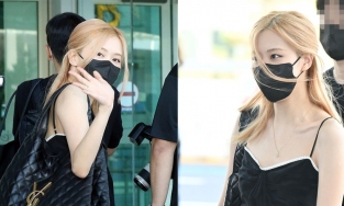 Rosé (Blackpink) nổi bật tại sân bay sang Pháp nhờ làn da trắng bật tone và khí chất thần tiên