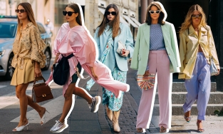 Trang phục màu pastel cho mùa thu đông thêm ngọt ngào