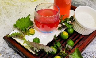 Cách nấu nước lá tía tô vừa giải khát cho ngày nắng vừa tốt cho sức khỏe