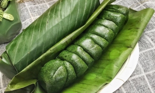  Bánh ngải - thức bánh đặc sắc của đồng bào Tày được người Thủ đô ưa chuộng