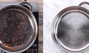 Cách làm sạch xoong nồi cháy đen chỉ bằng nguyên liệu quen thuộc trong nhà