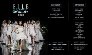 Sàn diễn Việt mở màn với 10 show diễn của Elle Wedding Art Gallery 