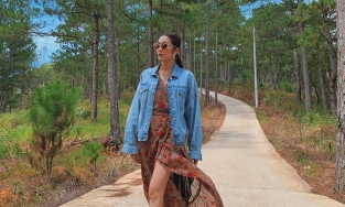 Học ngay 3 cách phối đồ mùa thu cực đẹp của Tăng Thanh Hà