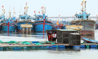 Bão số 12 đang áp sát đất liền từ Bình Định - Ninh Thuận