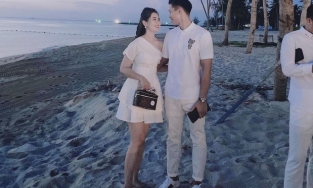 Vợ chồng Quế Ngọc Hải chơi trội trong đám cưới Công Phượng - Viên Minh