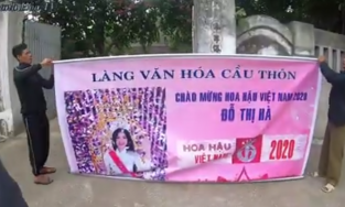 Hoa hậu Việt Nam 2020 Đỗ Thị Hà về làng, bà con nghỉ làm chuẩn bị từ sớm