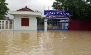 Khánh Hòa thông báo cho học sinh nghỉ ngày 1/12 do mưa lũ