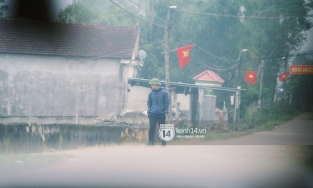 Công Phượng đã về Nghệ An, đội mũ cối đi kiểm tra rạp cưới