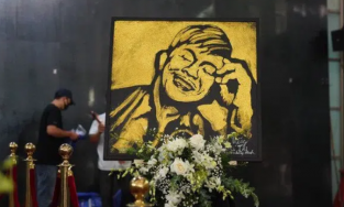 Bí ẩn bức tranh vẽ duy nhất trưng bày tại đám tang nghệ sĩ Chí Tài