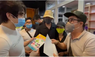 Cát Phượng cùng nhiều nghệ sĩ đến làm việc với gymer xúc phạm cố nghệ sĩ Chí Tài