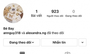  An Nguy lập Instagram riêng cho con, lượt follow tăng chóng mặt