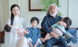 'Trùm phim Kim Dung' Trương Kỷ Trung hạnh phúc bên 'tiểu tam' kém 31 tuổi