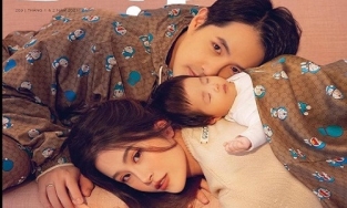 Đông Nhi tung ảnh cả gia đình nhỏ lên bìa tạp chí, bé Winnie chiếm trọn spotlight