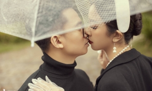 Á hậu Thúy An hé lộ bộ ảnh cưới đẹp lung linh   