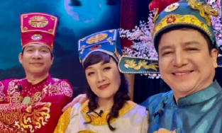 Tạo hình các nghệ sĩ Chí Trung - Vân Dung - Quang Thắng trong Táo Quân 2021