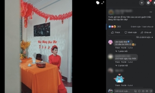 Quản lý bất ngờ đăng ảnh Hòa Minzy mặc áo dài cô dâu