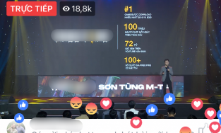 Sơn Tùng lộ diện tại họp báo, cư dân mạng ùa vào thả 'phẫn nộ' trong livestream