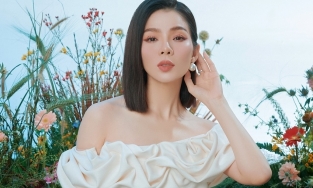 Lệ Quyên hóa 'nàng thơ' trong BST Tết 2021 của NTK Đỗ Long