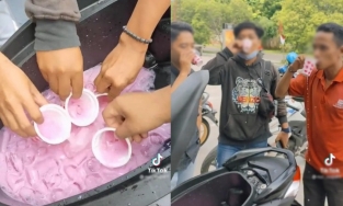 Đi phượt, nhóm thanh niên đồ nước vào cốp xe pha đồ uống