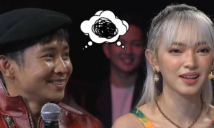 Châu Bùi ngượng đỏ mặt khi Ricky Star gọi bằng chị dâu 