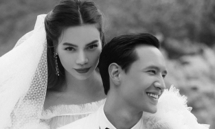 Hồ Ngọc Hà bất ngờ chia sẻ loạt ảnh cưới hạnh phúc bên Kim Lý