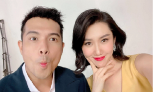 Thúy Ngân tag tên Trương Thế Vinh khi Trường Giang hứa mừng cưới 100 triệu