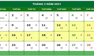 Bạn có biết tháng 2/2021 là tháng 'bảo bối' vì 6 năm mới có 1 lần?