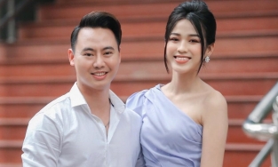 Từ chối đồng nghiệp ôm eo, Đỗ Thị Hà 'chủ động' thân mật với chàng trai này