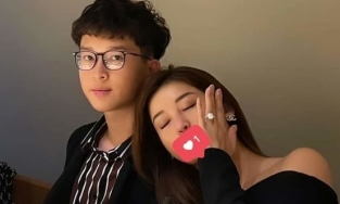 Á hậu Huyền My khoe em trai chuẩn soái ca tuổi 18