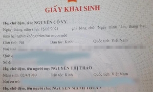 Vợ sinh ngay mùa Covid-19, ông bố trẻ đặt tên con khiến dân tình cười ngất