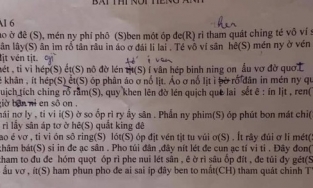 Dân tình cười ngất với cách phiên âm tiếng Anh 'bá đạo' của sinh viên 