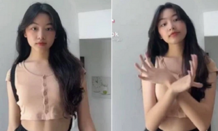 Bé Lọ Lem nhà Quyền Linh nhảy vũ điệu khoe eo thon, mặt xinh như Hoa hậu