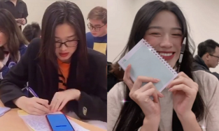 Đỗ Thị Hà được bạn cùng lớp khen chăm chỉ, yêu trường yêu lớp nhất hội Hoa hậu