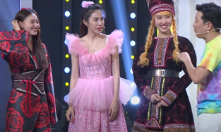 Dù thái độ đẹp với đàn chị Thủy Tiên, Ninh Dương Lan Ngọc vẫn bị gọi tên