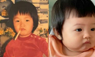 Cường Đô La tung ảnh thời bé và Suchin hiện tại, giống nhau đến ngỡ ngàng