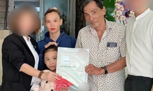 Thương Tín được tài trợ tiền làm răng, con gái lộ diện nhận bảo hiểm gần 300 triệu