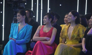 Đỗ Thị Hà bị lép vế khi đọ sắc cùng Phương Nga và Lương Thùy Linh