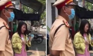 Quên xi nhan, cô gái bị CSGT Đà Nẵng bắt hát một bài thật hay rồi cho đi