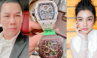Cẩm Đan vừa hỏi 'anh đâu rồi', Đức Huy liền đáp lại bằng cặp đồng hồ hiệu đắt đỏ