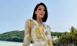 Khoe ảnh diện đầm bánh bèo xinh xắn, Tiểu Vy bị fan bắt bẻ 'Hoa hậu không có ích'