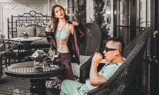 Ngọc Trinh - Vũ Khắc Tiệp kỷ niệm 17 năm tình bạn bằng bộ ảnh 'chanh sả' tại khách sạn 150tr/đêm