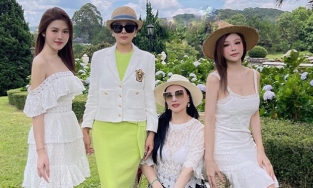 Huyền Baby khoe ảnh nghỉ lễ, cư dân mạng khen 'toàn mỹ nhân'