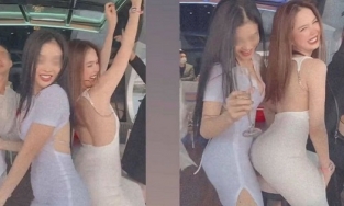 Ngọc Trinh lại bị chỉ trích vì clip nhảy nhót phản cảm với hội bạn