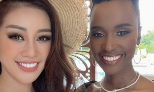 Khánh Vân được ưu ái xuất hiện cùng Hoa hậu Hoàn Vũ 2019