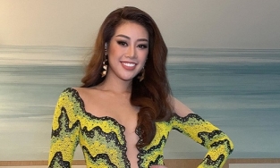 Khánh Vân lại khiến fan quốc tế 'phát cuồng' với màn lắc váy điệu nghệ