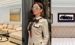 Sau khi khoe nhẹ BST đồng hồ tiền tỷ, Lệ Quyên lại khoe nội thất biệt thự 