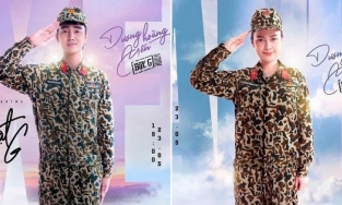 Dương Hoàng Yến tung poster MV kết hợp cùng Đạt G theo concept 'Sao nhập ngũ'' 