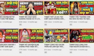 Kênh YouTube TIMMY TV bị Cục Trẻ em đề nghị gỡ, xoá nội dung